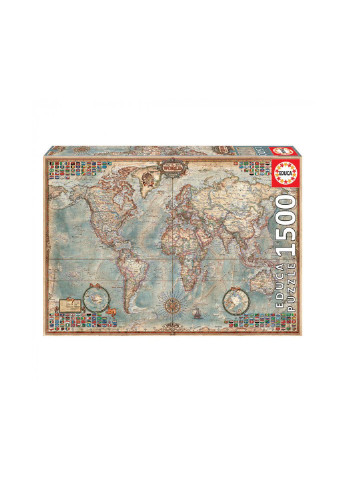 Пазл Політична карта світу 1500 елементів (6425212) Educa (254065997)