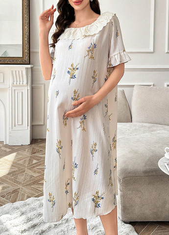 Ночная рубашка для беременных SHEIN (366742982)