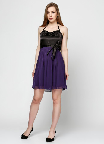 Фиолетовое кэжуал платье Even & Odd однотонное