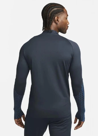 Лонгслів DV9225-451 Nike Dri-Fit Strike Blue геометричний синій спортивні поліестер