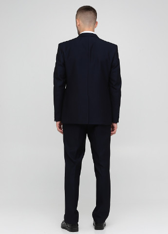 Темно-синій демісезонний костюм (піджак, брюки) брючний Federico Cavallini