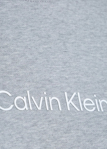 Светло-серый свитшот Calvin Klein меланж без декора (366302625)