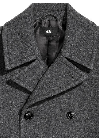 Серое демисезонное Пальто H&M