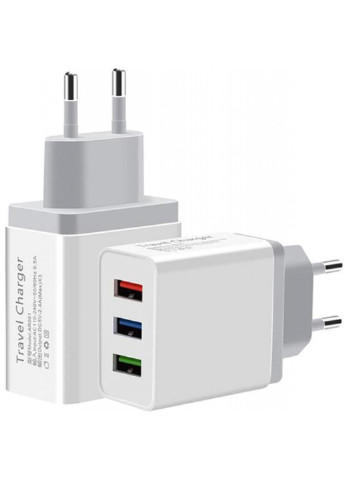 Зарядний пристрій WC-310 3A USB White (WC-310-WH) (WC-310-WH) XoKo WC-310 3A USB White (WC-310-WH) (253507346)