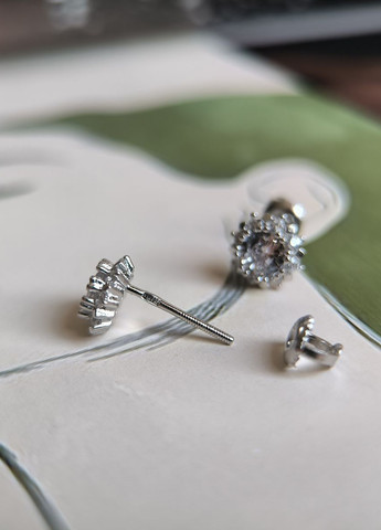 Сережки Silver Flame (350941518)