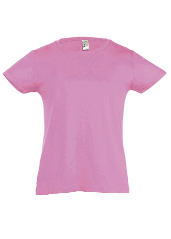 Рожева літня футболка з коротким рукавом Sol's