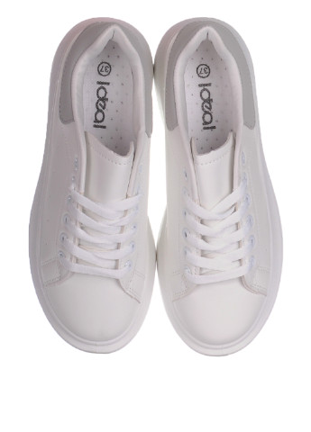 Белые демисезонные кроссовки Ideal Shoes
