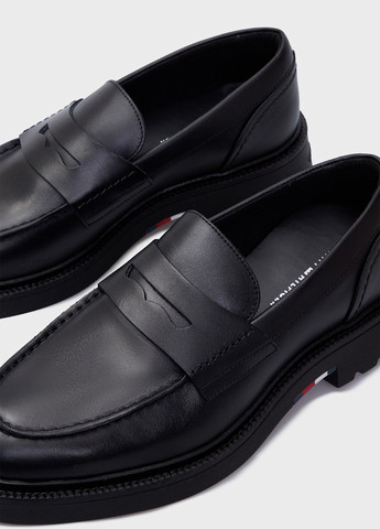 Черные кэжуал туфли Tommy Hilfiger без шнурков