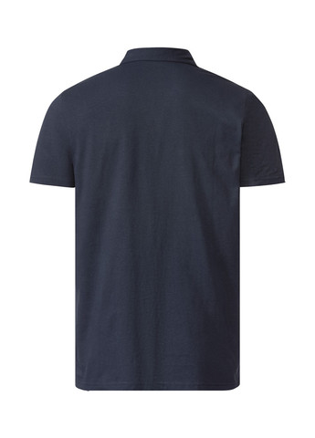 Темно-синяя футболка-поло для мужчин Livergy однотонная