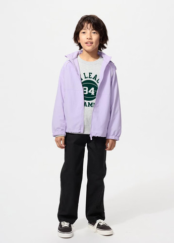 Сиреневая демисезонная ветровка Uniqlo