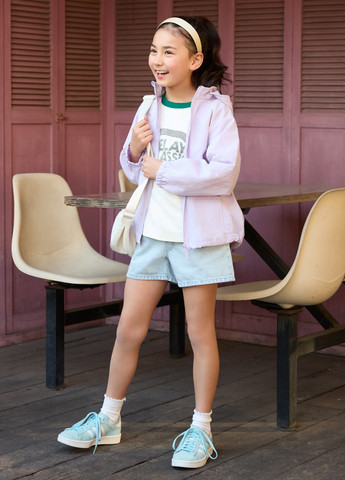 Сиреневая демисезонная ветровка Uniqlo