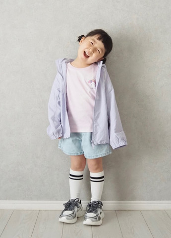 Сиреневая демисезонная ветровка Uniqlo