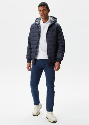 Темно-синя демісезонна куртка Lacoste