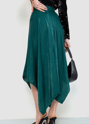 Зеленая кэжуал однотонная юбка Ager клешированная