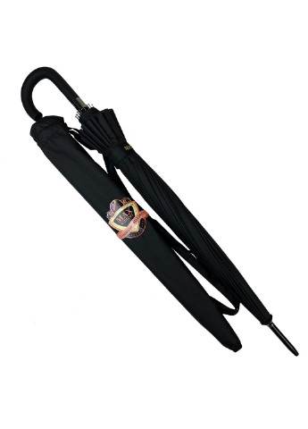 Чорна парасолька напівавтомат чоловічий 101 см Max (206676568)