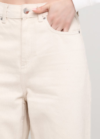 Песочные демисезонные прямые джинсы & Other Stories