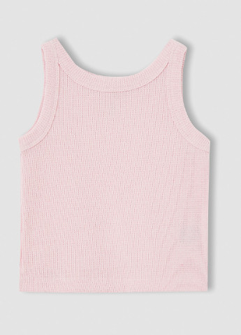 Светло-розовый летний комплект (майка, шорты) DeFacto