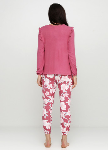 Розовая всесезон пижама (джемпер, брюки) Women'secret