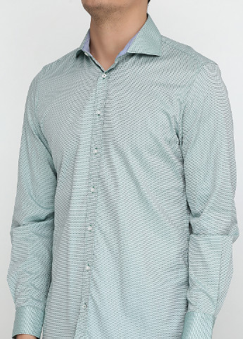 Мятная кэжуал рубашка S.Oliver с длинным рукавом