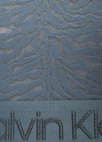 Серо-голубой топ бюстгальтер Calvin Klein без косточек полиамид