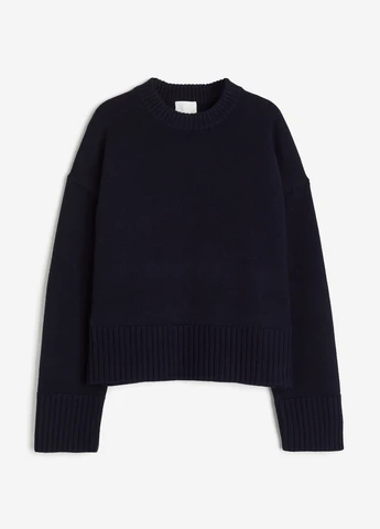 Темно-синій зимовий джемпер джемпер H&M
