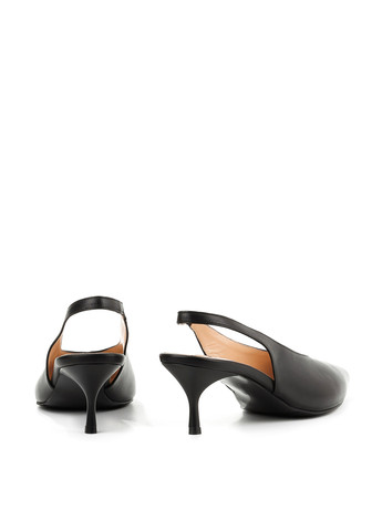 Le'BERDES Туфли слингбеки черный з натуральная кожа, украина — лето (294097598)