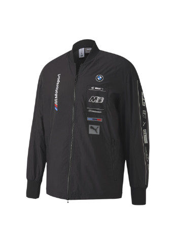 Черная демисезонная олимпийка bmw mms street jacket Puma