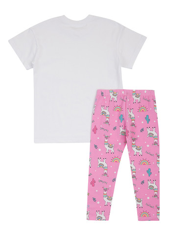 Комбінований літній комплект (футболка, легінси) Ляля