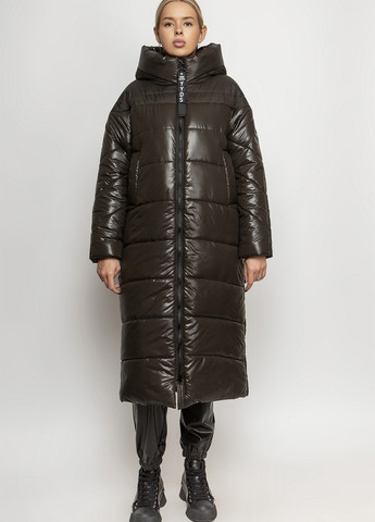 Темно-коричневая зимняя куртка O`zona milano