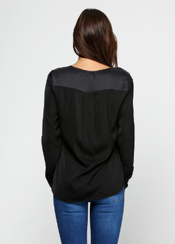 Черная летняя блуза Numph