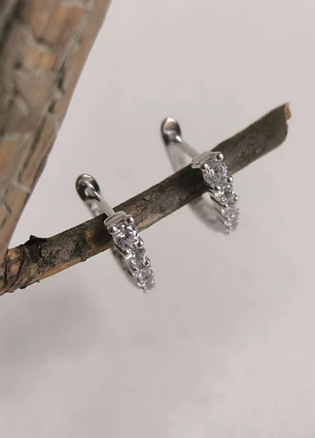 Сережки Silver Flame (350941513)