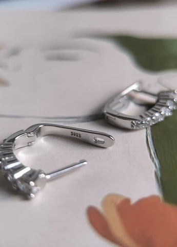 Сережки Silver Flame (350941513)