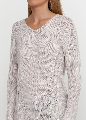 Песочный демисезонный пуловер пуловер Divinka