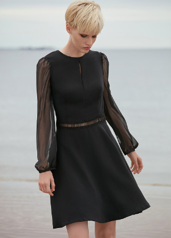 Черное кэжуал платье бэби долл LOVE REPUBLIC