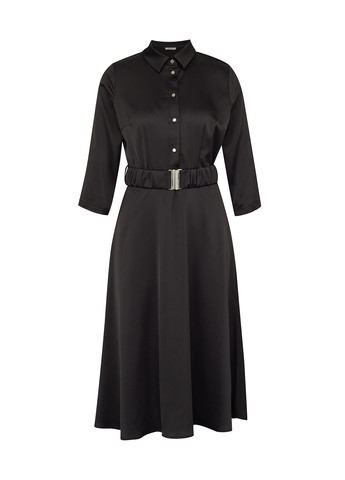 Чорна кежуал сукня кльош Orsay однотонна