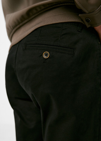 Черные кэжуал демисезонные чиносы брюки Springfield