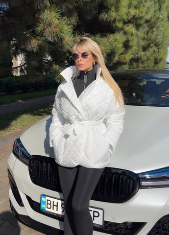 Біла демісезонна куртка No Brand