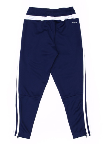 Синие спортивные демисезонные брюки зауженные adidas