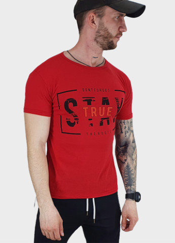 Красная футболка мужская красная Exelen