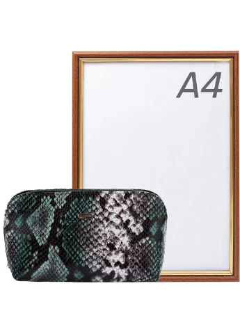 Жіноча шкіряна косметичка (SHI205-728) 21х11х6,5 см Canpellini (253174175)