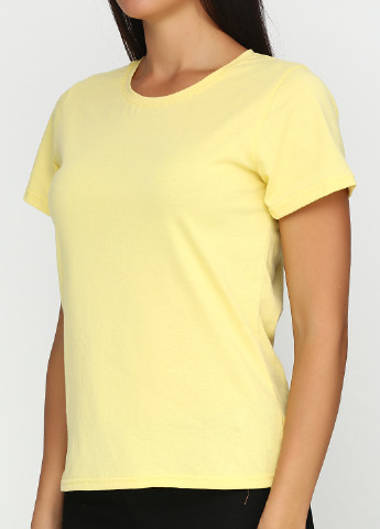 Желтая всесезон футболка с коротким рукавом Shik
