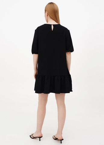 Чорна кежуал сукня кльош, оверсайз House однотонна