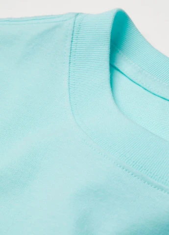 Бирюзовая футболка H&M