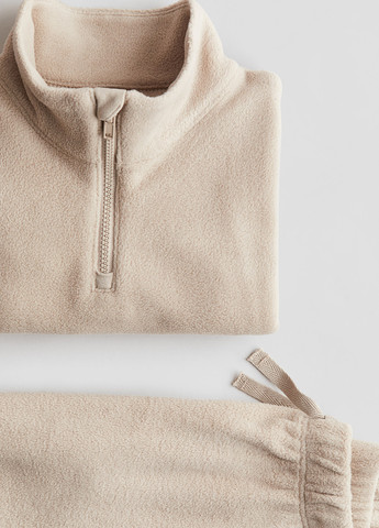 Бежевый демисезонный костюм (свитшот, брюки) брючный H&M