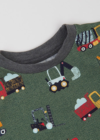 Темно-зелений демісезонний комплект(светр, штани) ArDoMi