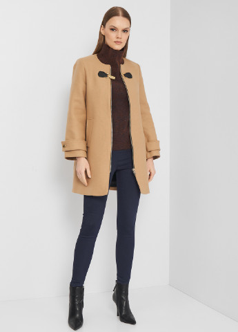 Бежеве демісезонне Пальто Zara