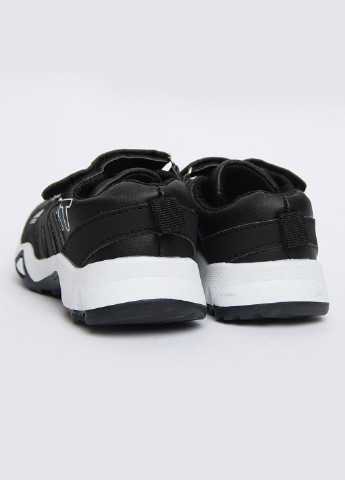 Черные демисезонные кроссовки детские для мальчика демисезон черные на липучке Let's Shop