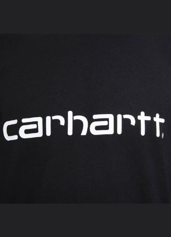 Чорна футболка i029915 Carhartt S/S Script T-Shirt