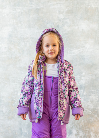 Фиолетовая зимняя куртка настуся фиолетовая Piccolo L