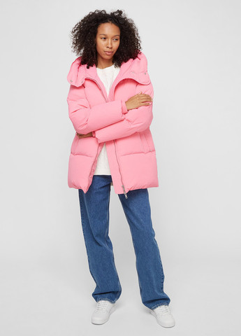 Розовый зимний Пуховик PRPY
